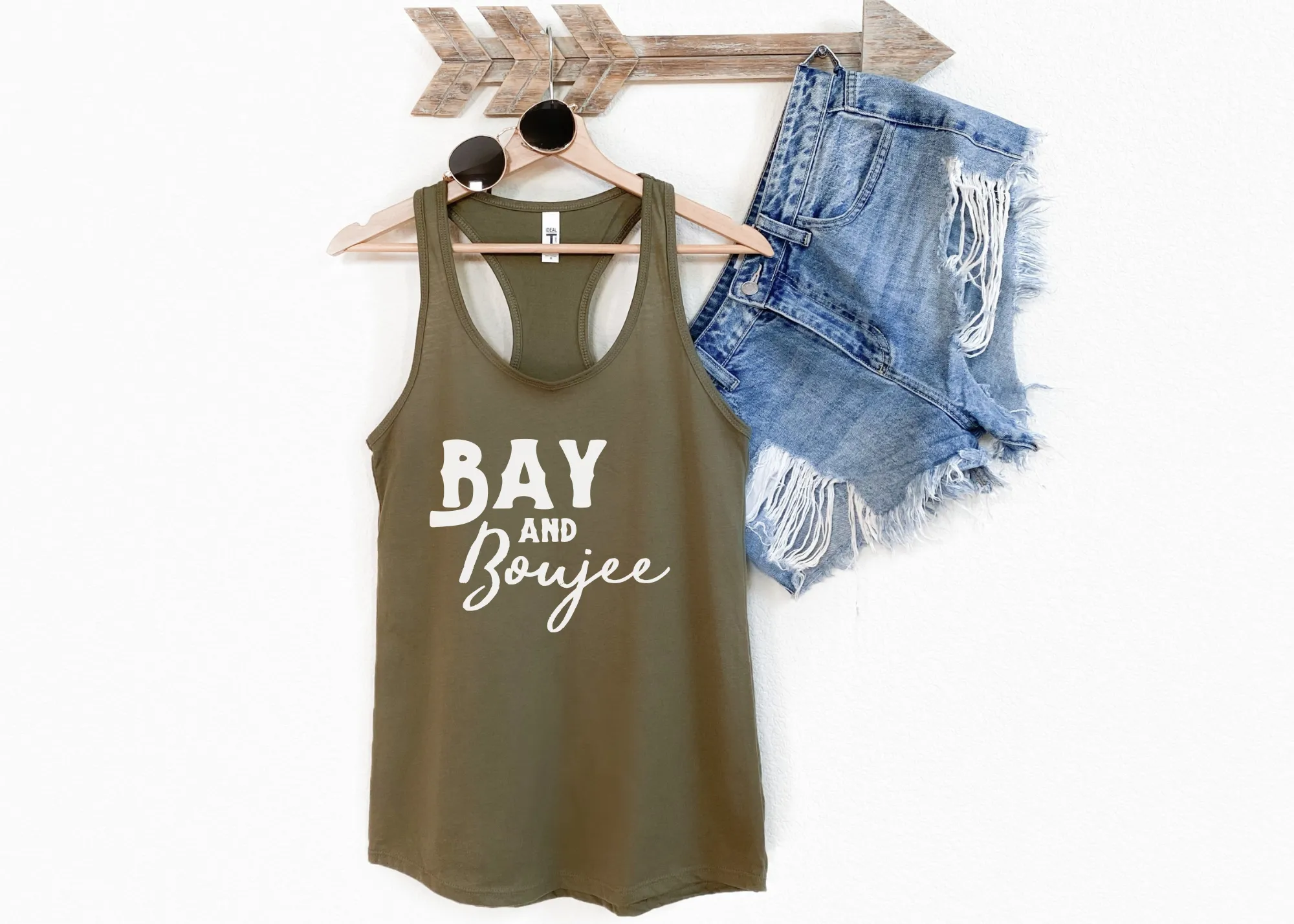 Bay & Boujee Racerback Tank