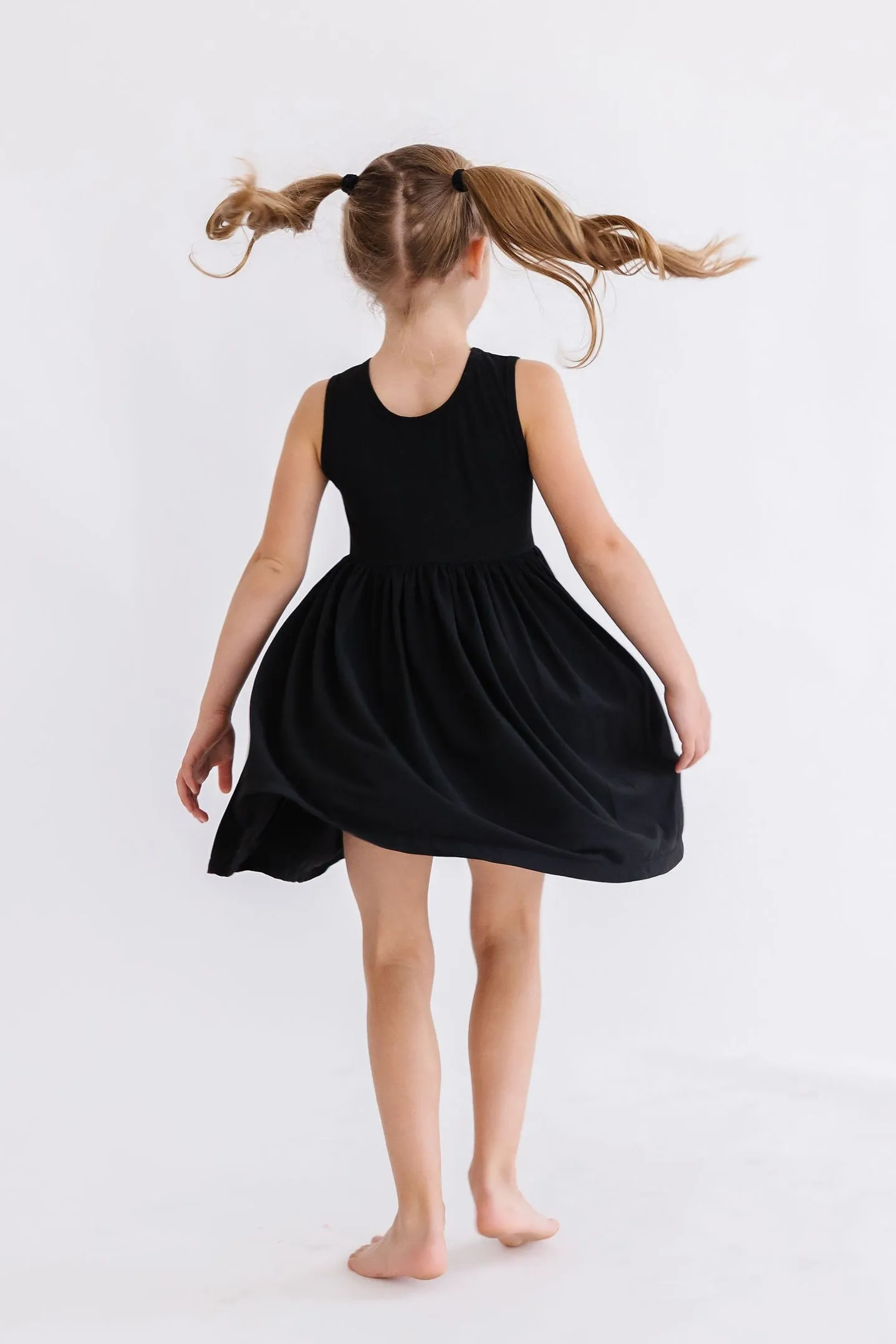 Black Tank Pocket Twirl Dress