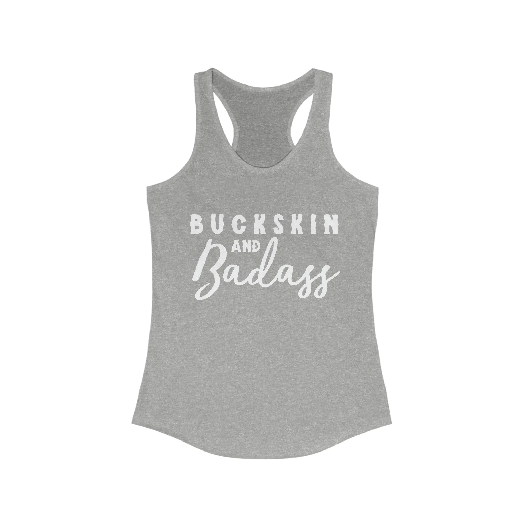 Buckskin & Badass Racerback Tank