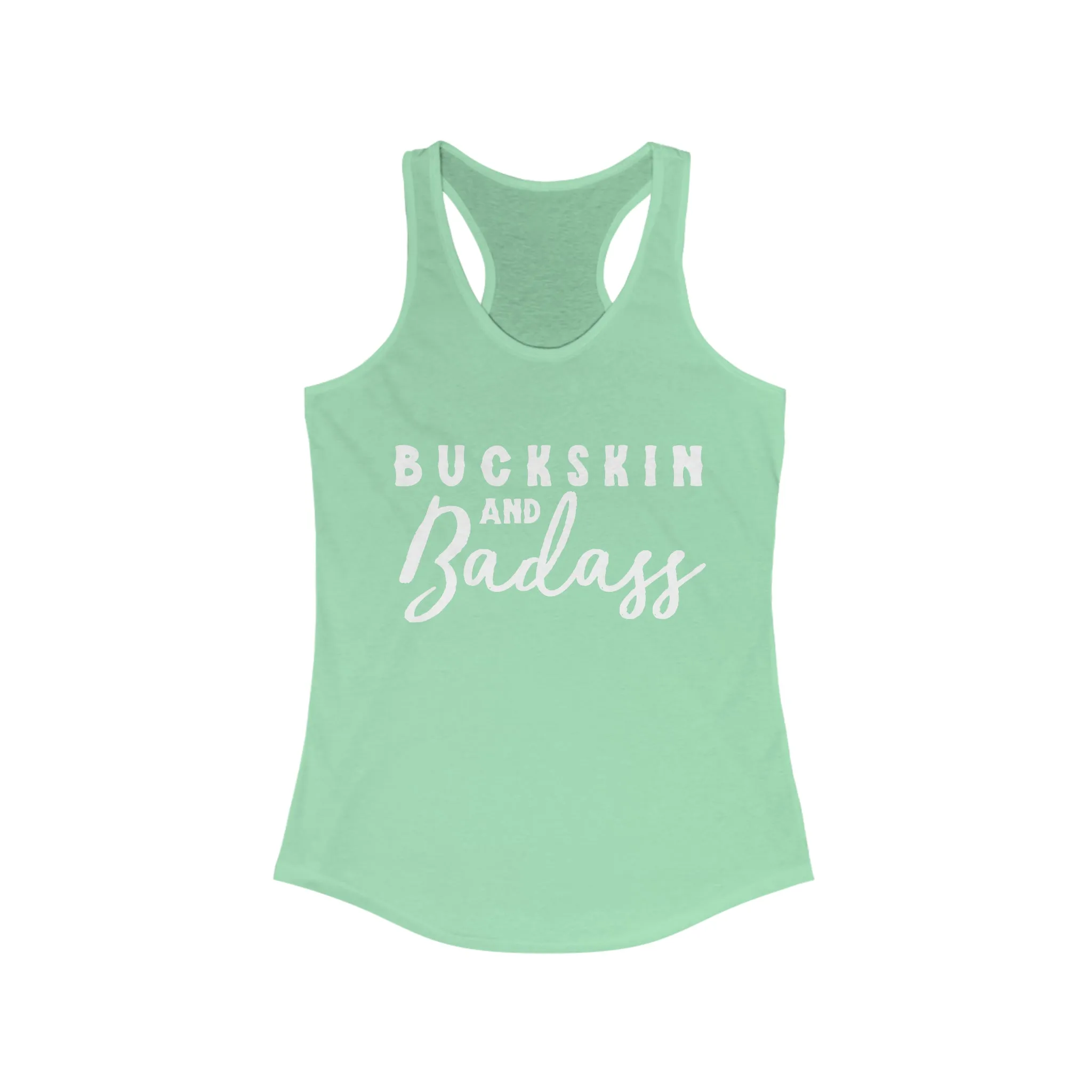 Buckskin & Badass Racerback Tank