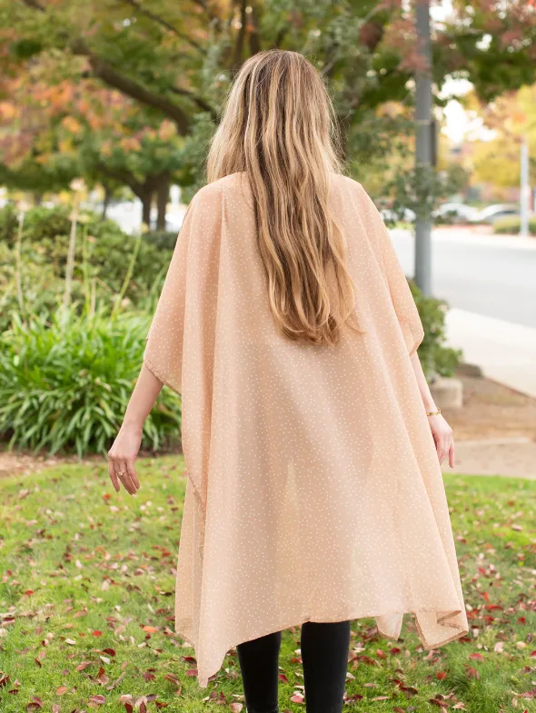 Cafe Au Lait - Duster Kimono