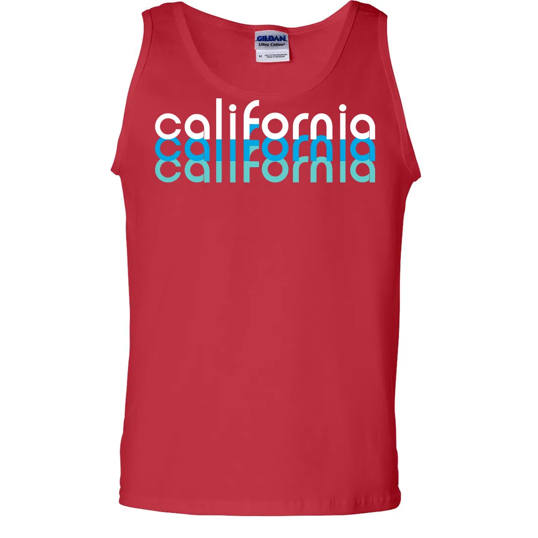 California Cool Stacked Asst Colors Tank Top