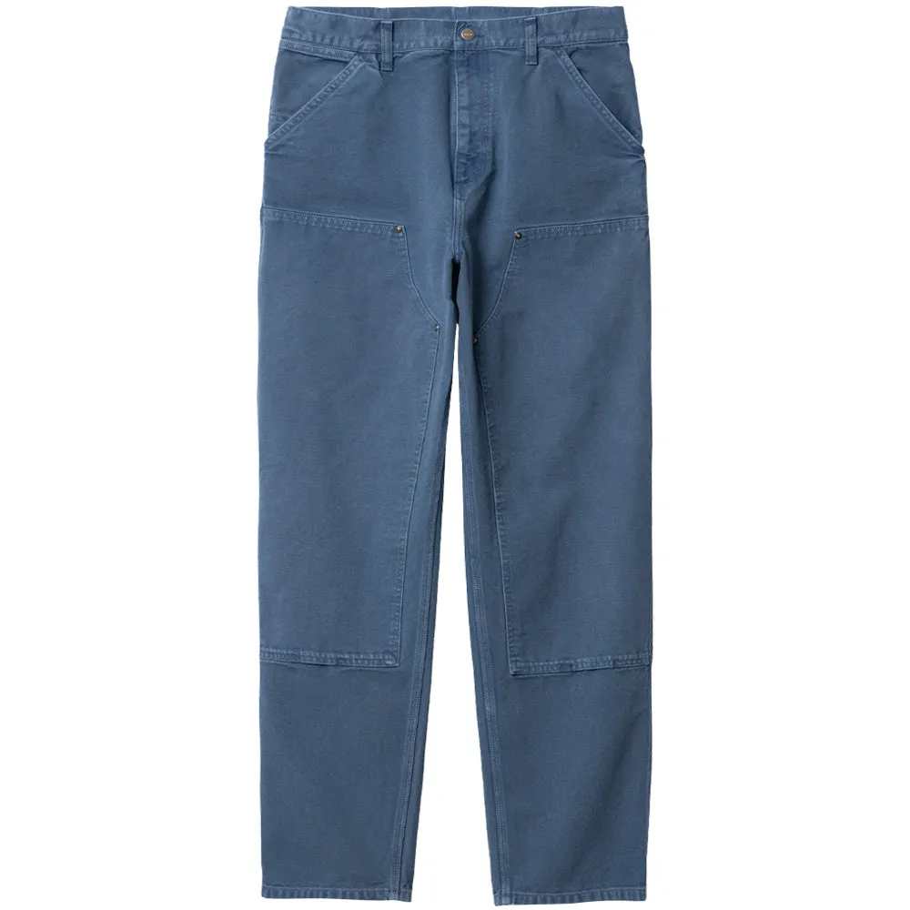 CARHARTT WIP DOUBLE KNEE PANT // STORM BLUE (FADED) L32