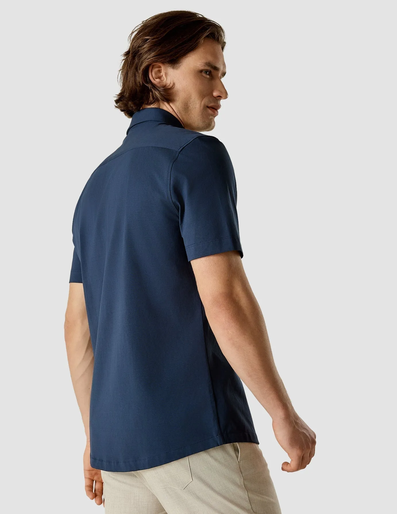 Classic Short Sleeve Shirt Navy