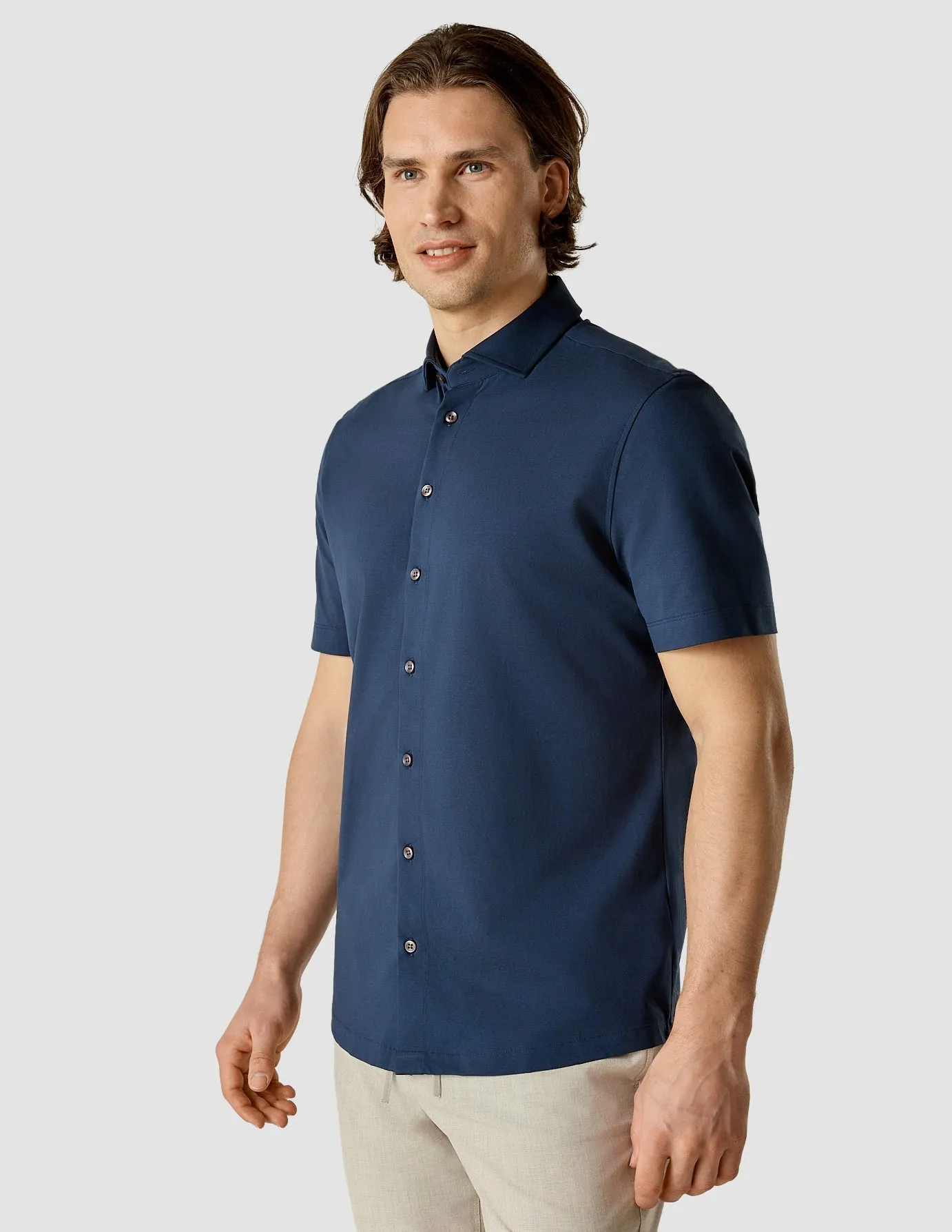 Classic Short Sleeve Shirt Navy