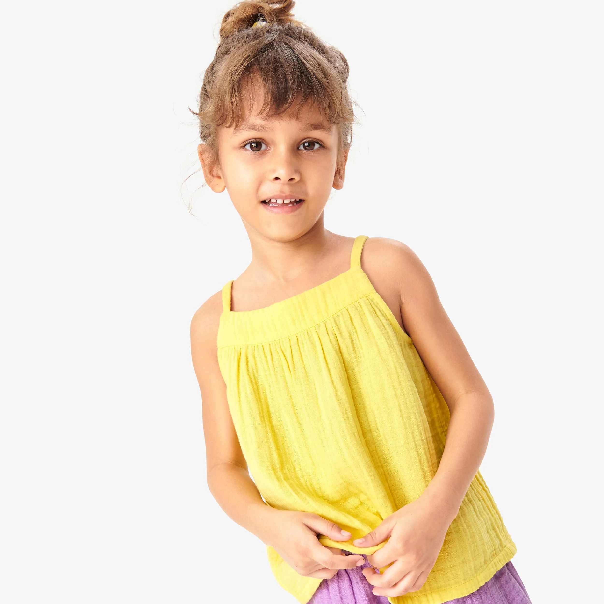 Clearance kids cotton gauze tank