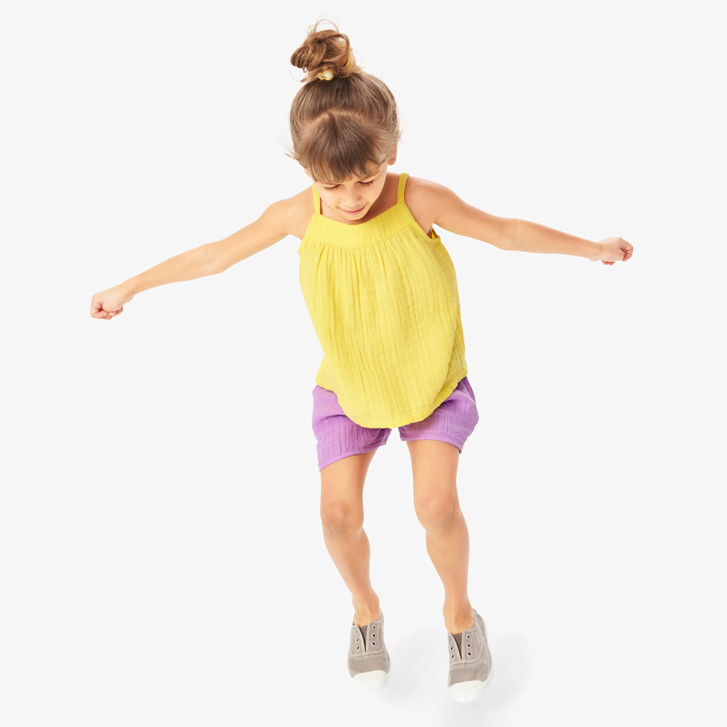 Clearance kids cotton gauze tank