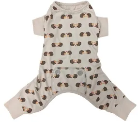 Fashion Pet Hedgehog Dog Pajamas Gray - Small