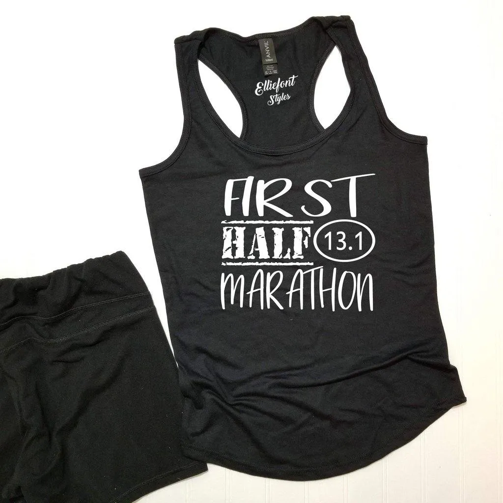 First Half Marathon 13.1 Race Shirt