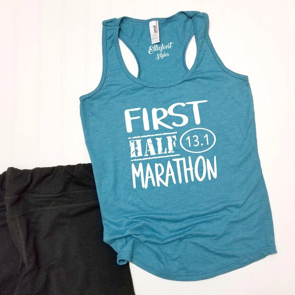 First Half Marathon 13.1 Race Shirt