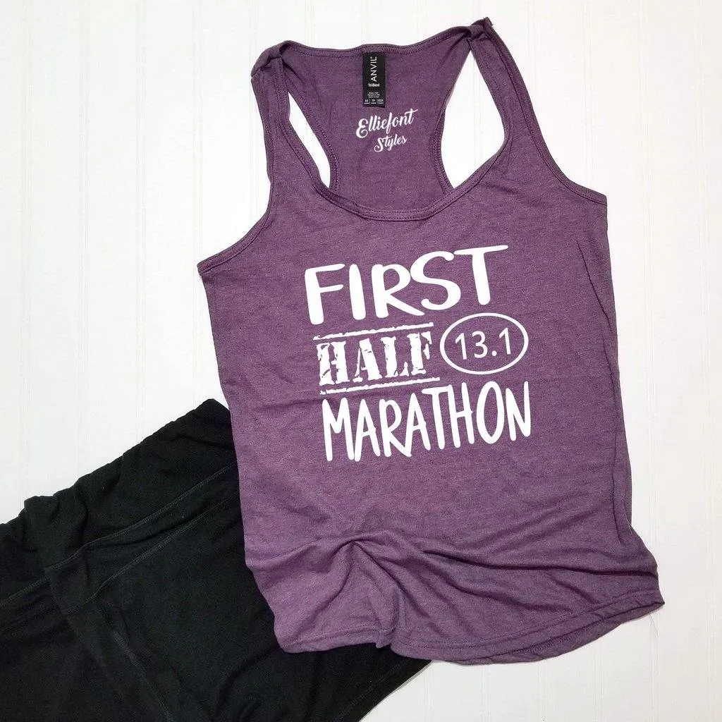 First Half Marathon 13.1 Race Shirt