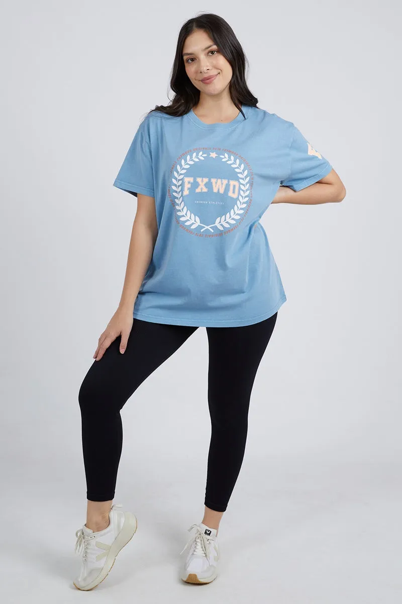 Foxwood - College Tee - Powder Blue