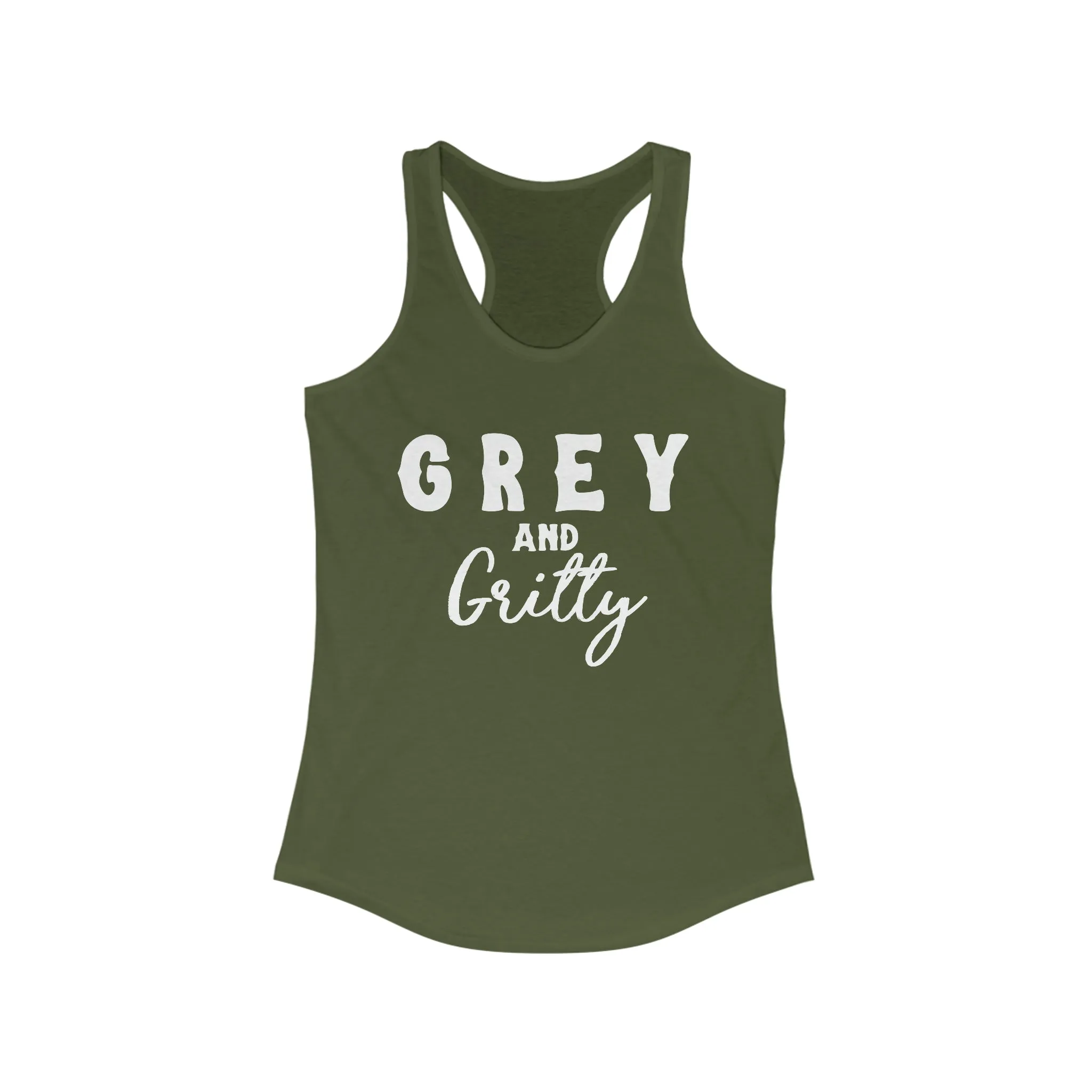 Grey & Gritty Racerback Tank