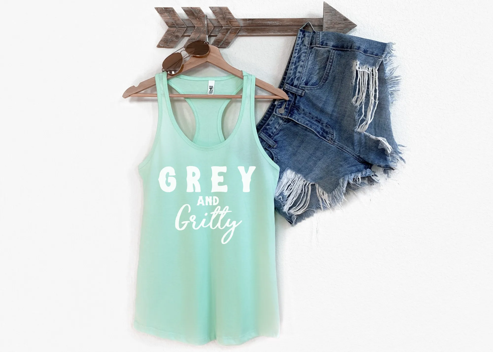 Grey & Gritty Racerback Tank