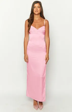 Honey Light Pink Maxi Dress