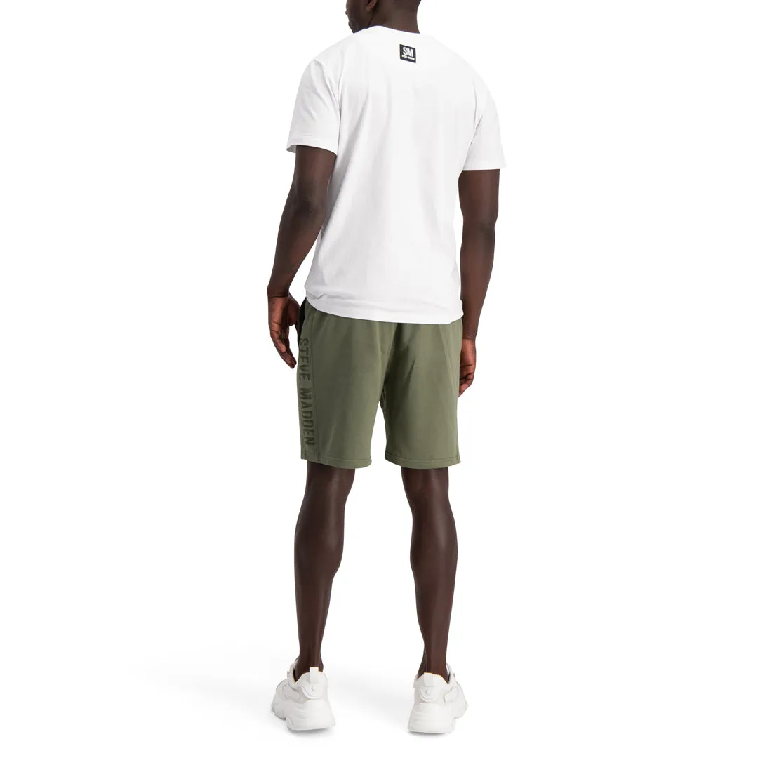 HUNTER MENSWEAR JOGGER SHORTS FATIGUE GREEN