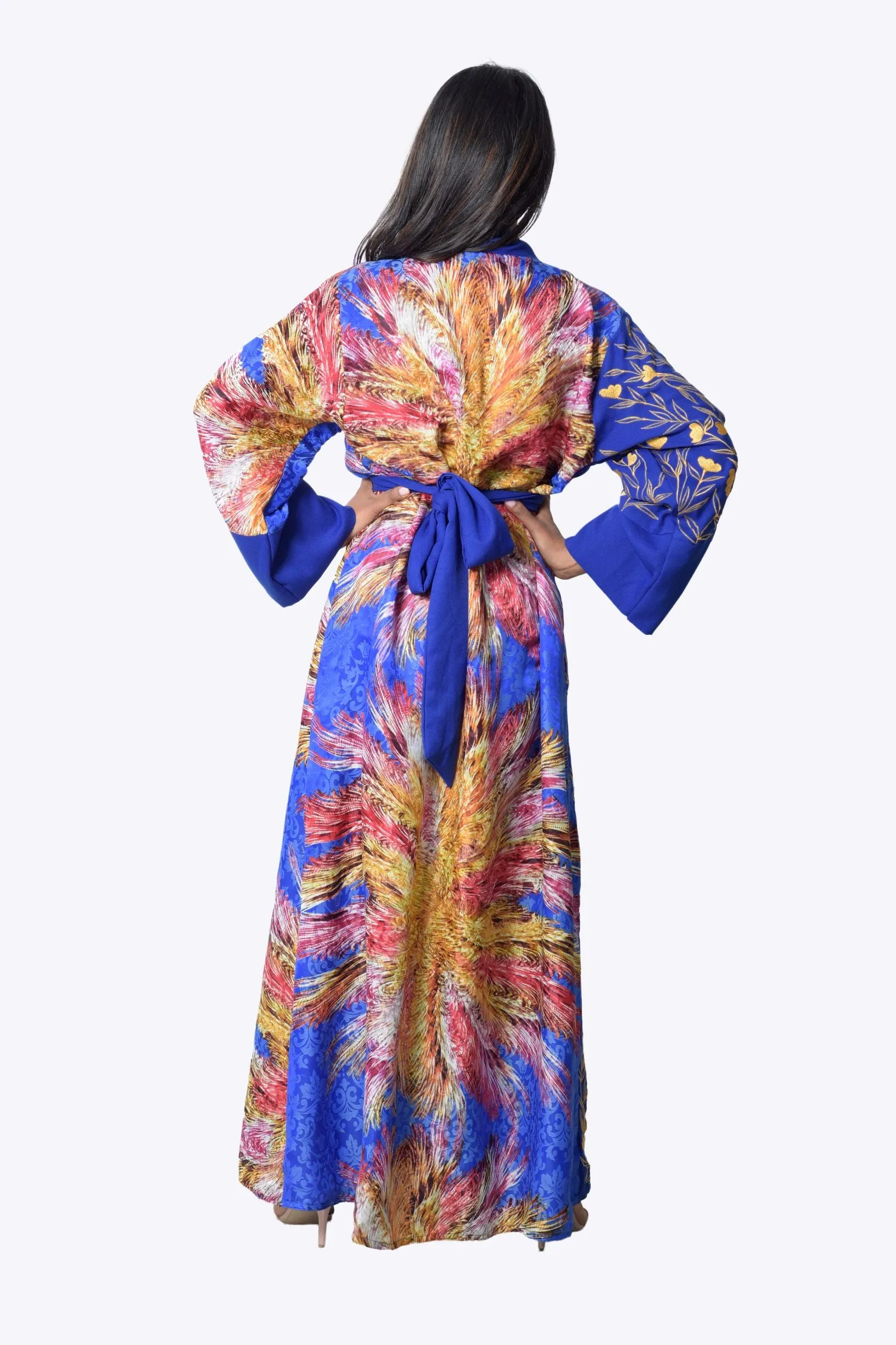 Jolene embroidered kimono robe