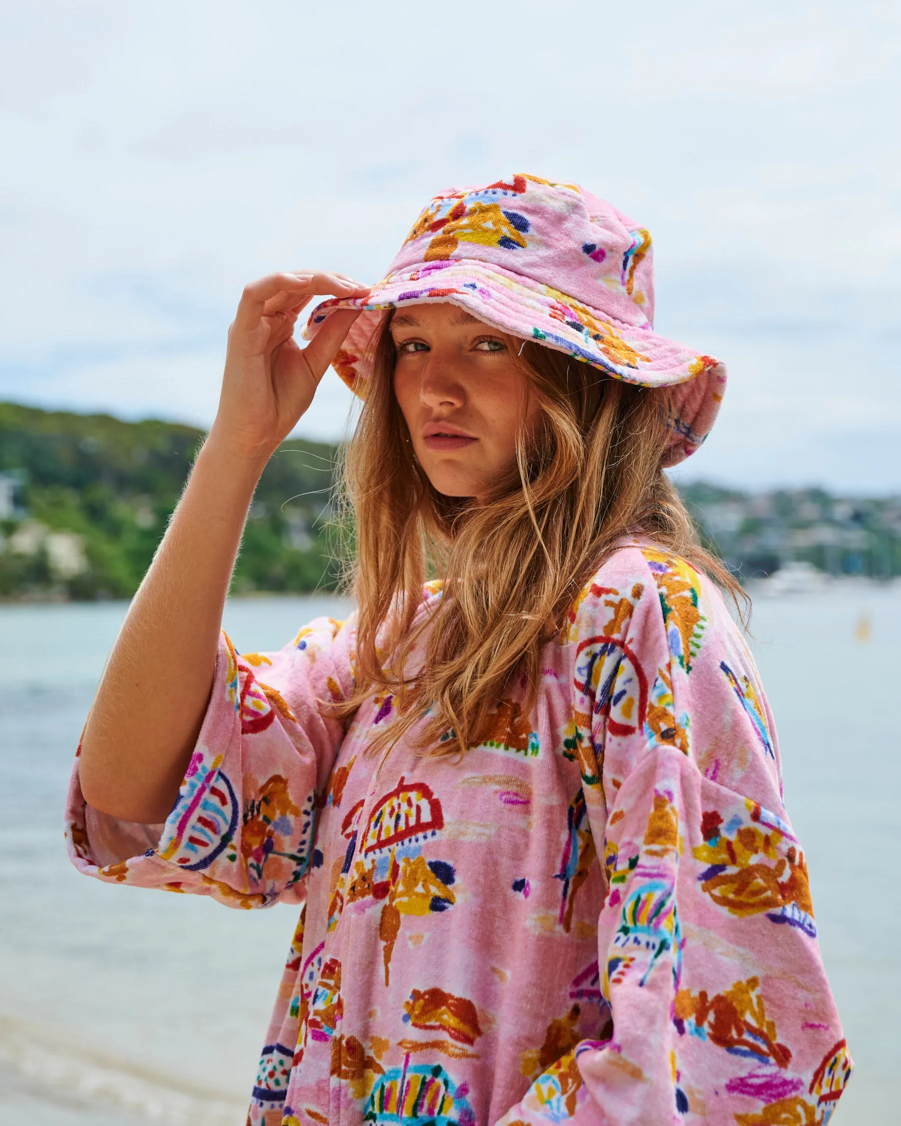 Kip&Co x Ken Done Beach Days Terry Mini Bath Robe