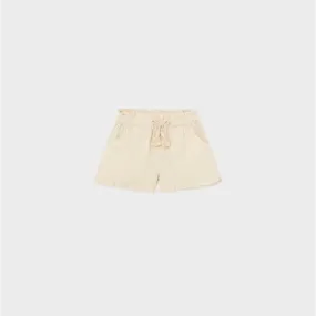 Linen Ruffle Shorts