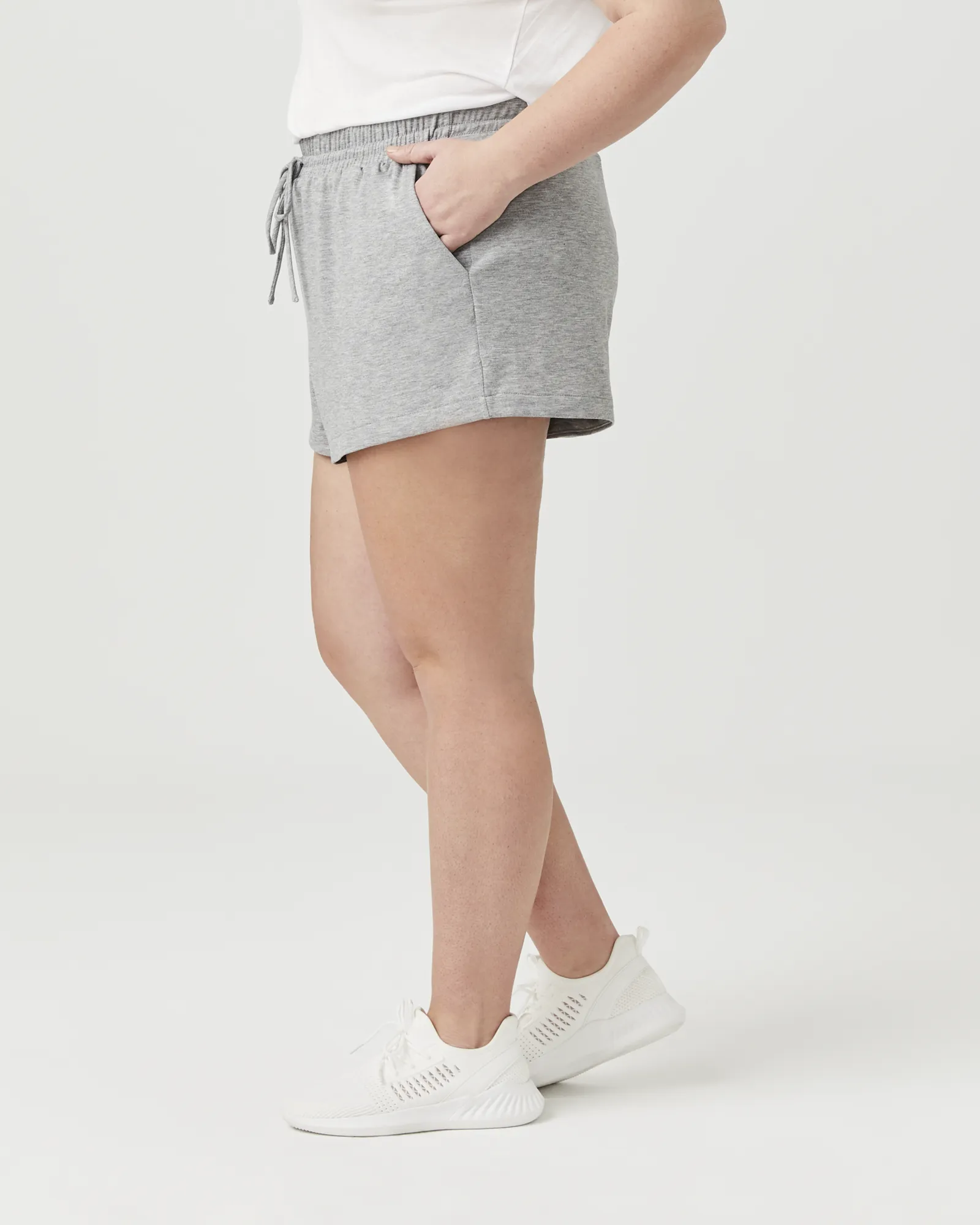 Lisa Lounge Shorts | Light Grey