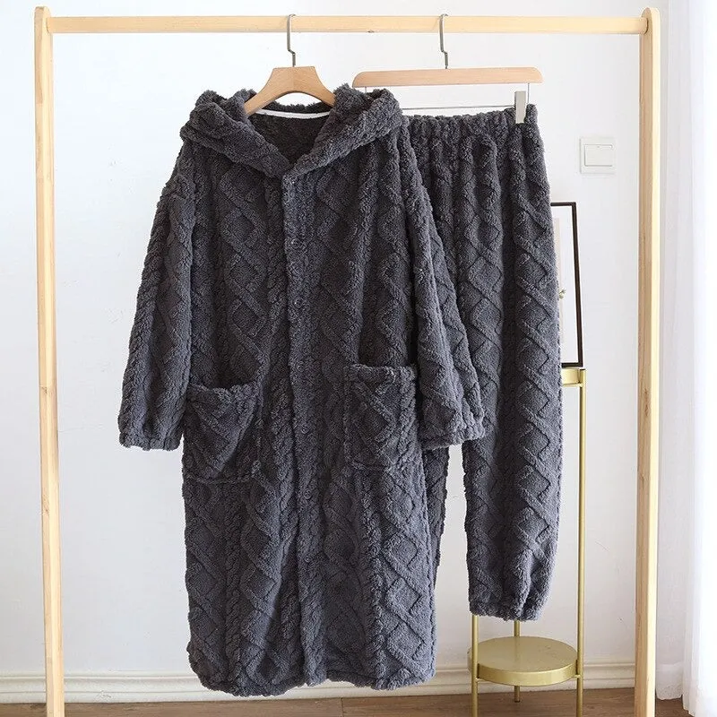 Long- Sleeved Hooded Robes