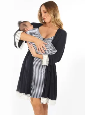 Maternity Hospital Pack - Nightie   Robe   Free Baby Blanket Wrap