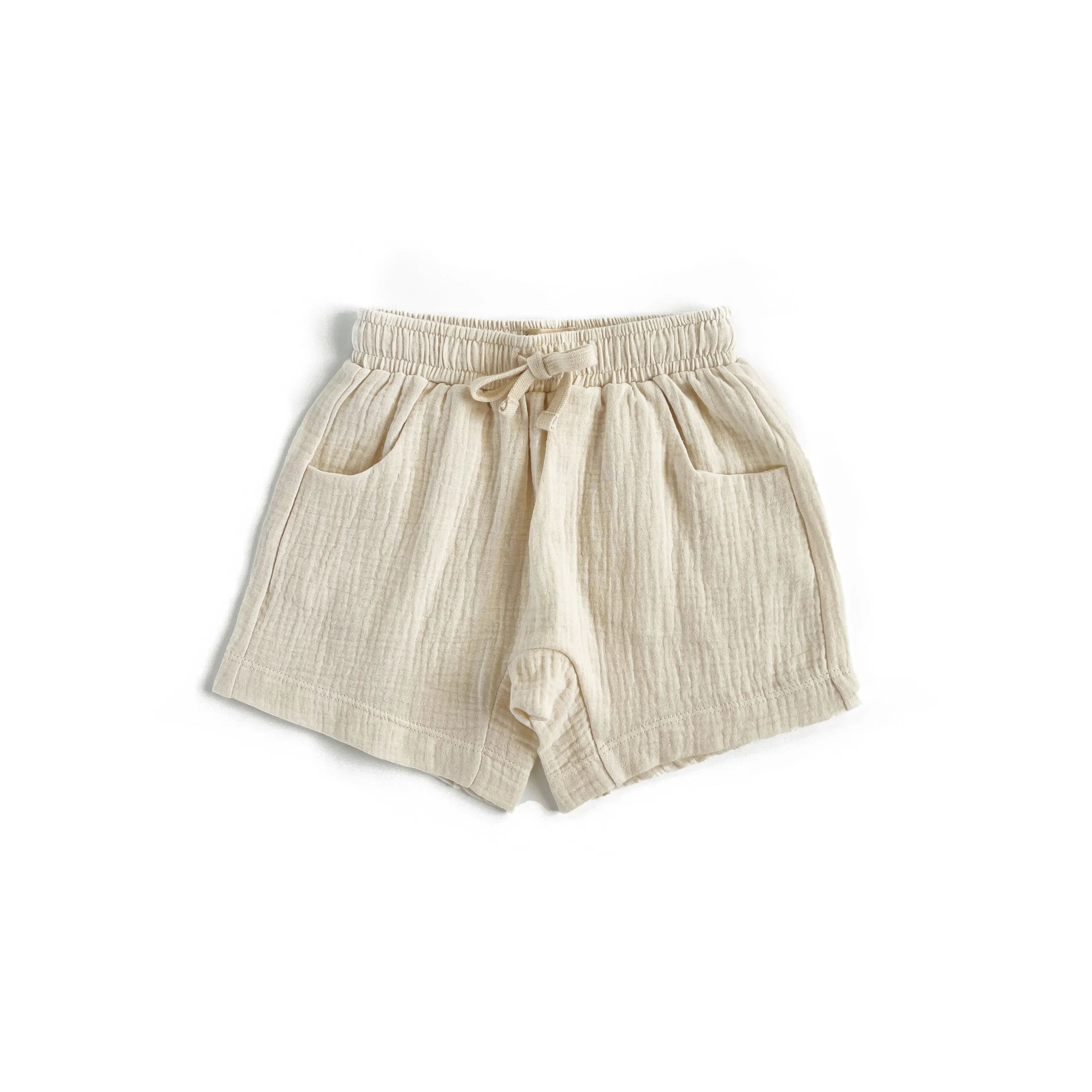 Milk Muslin Shorts