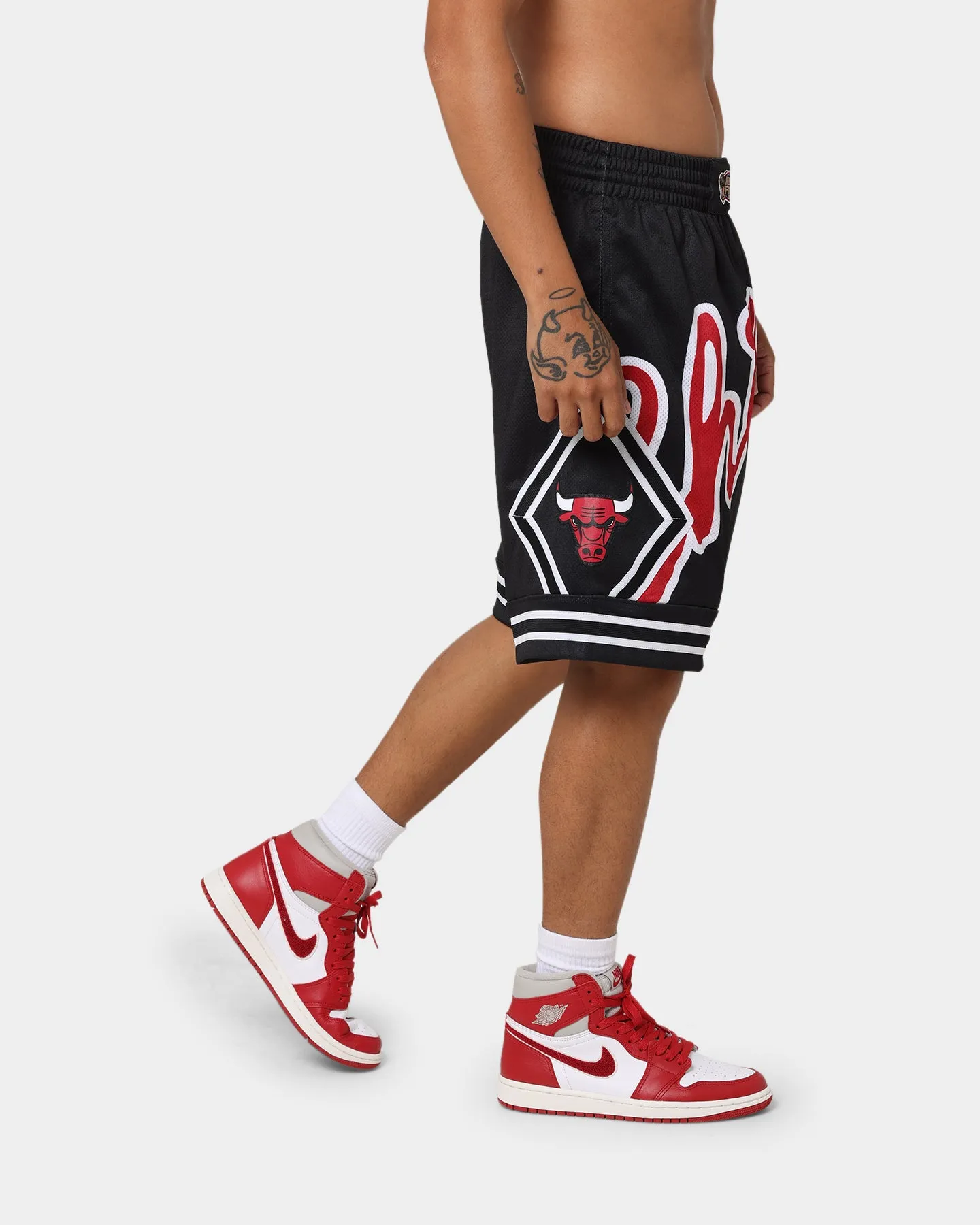 Mitchell & Ness Chicago Bulls Blown Out Fashion Shorts Black