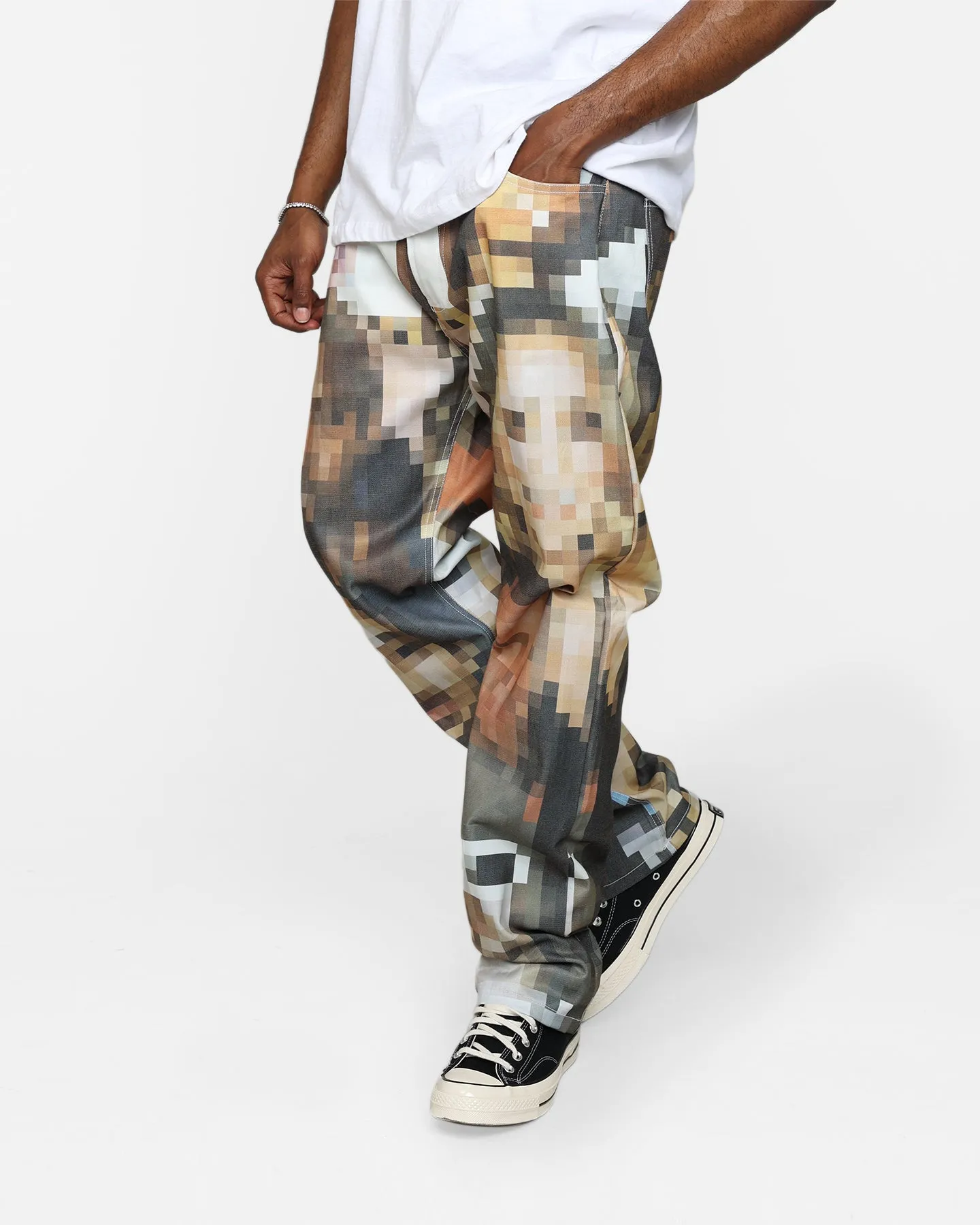 MNML V100 Pixel Denim Pants Multi