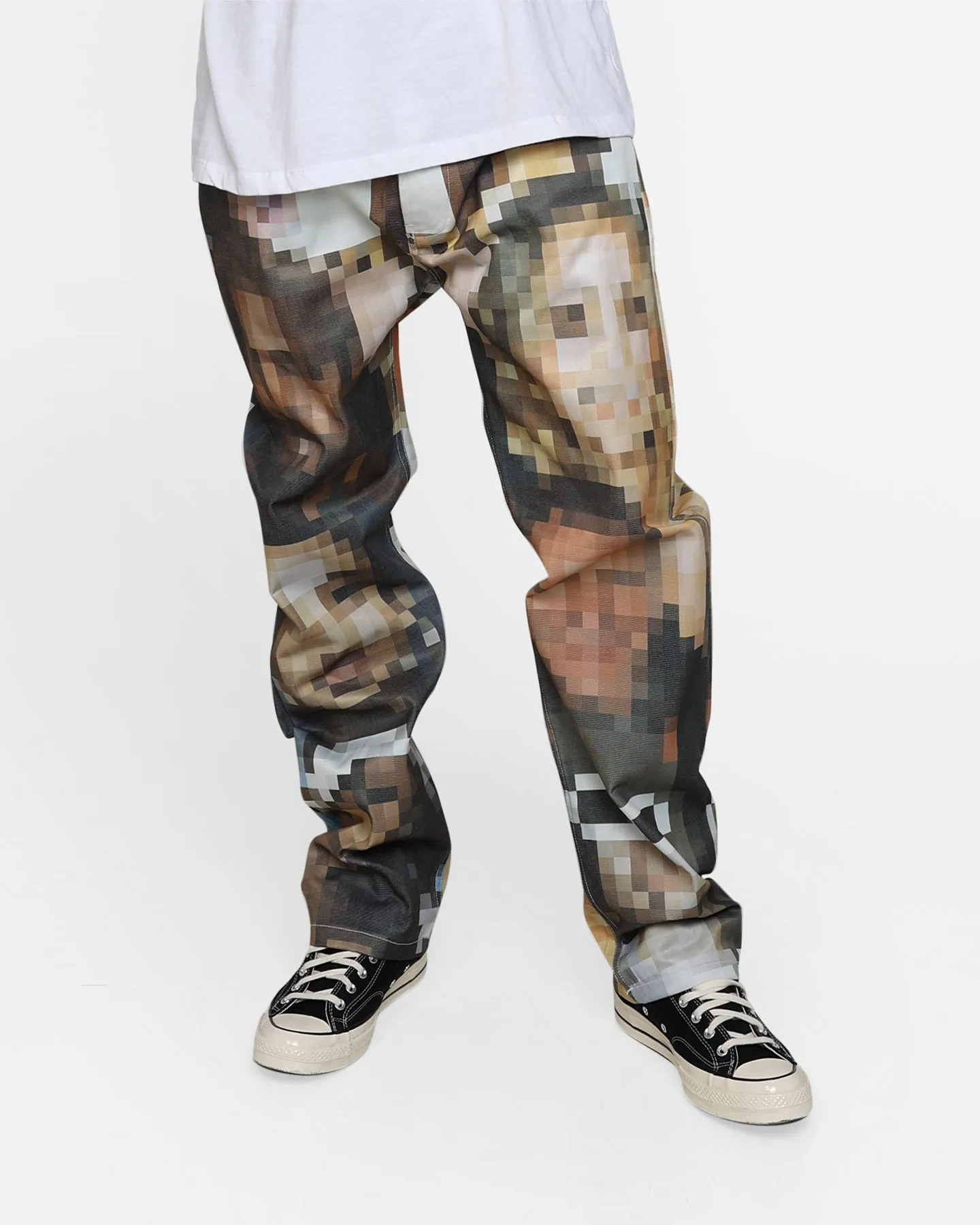 MNML V100 Pixel Denim Pants Multi