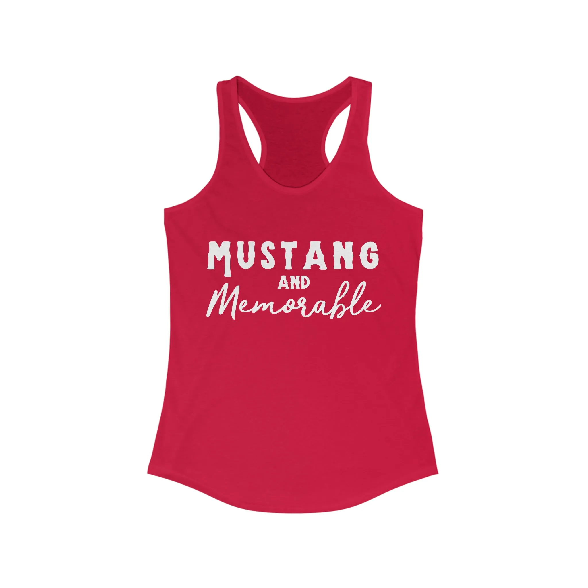 Mustang & Memorable Racerback Tank