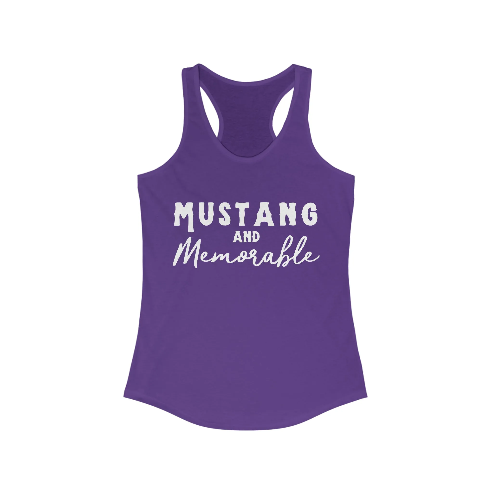 Mustang & Memorable Racerback Tank