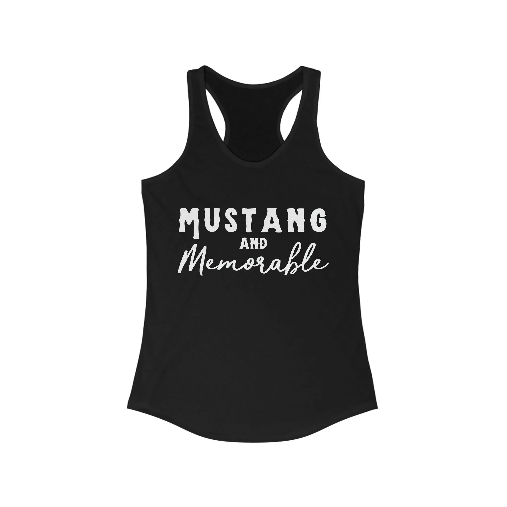 Mustang & Memorable Racerback Tank