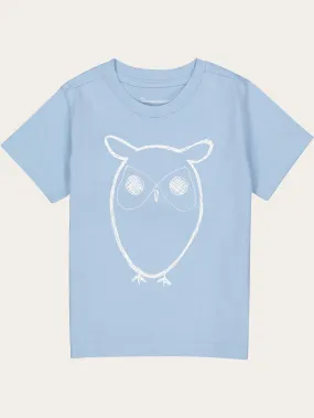 Owl t-shirt - Airy Blue