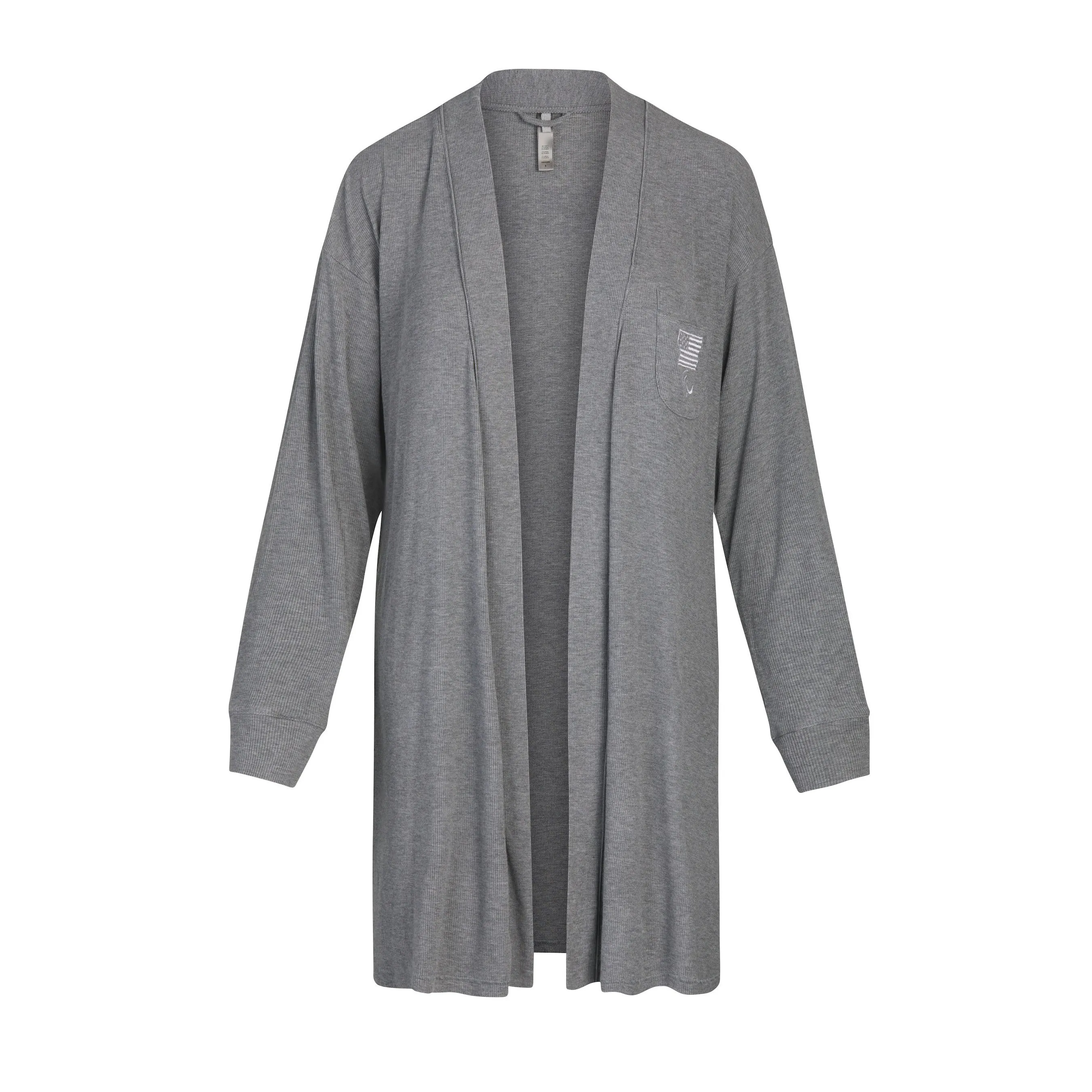 PARALYMPIC CAPSULE RIB ROBE | HEATHER GREY