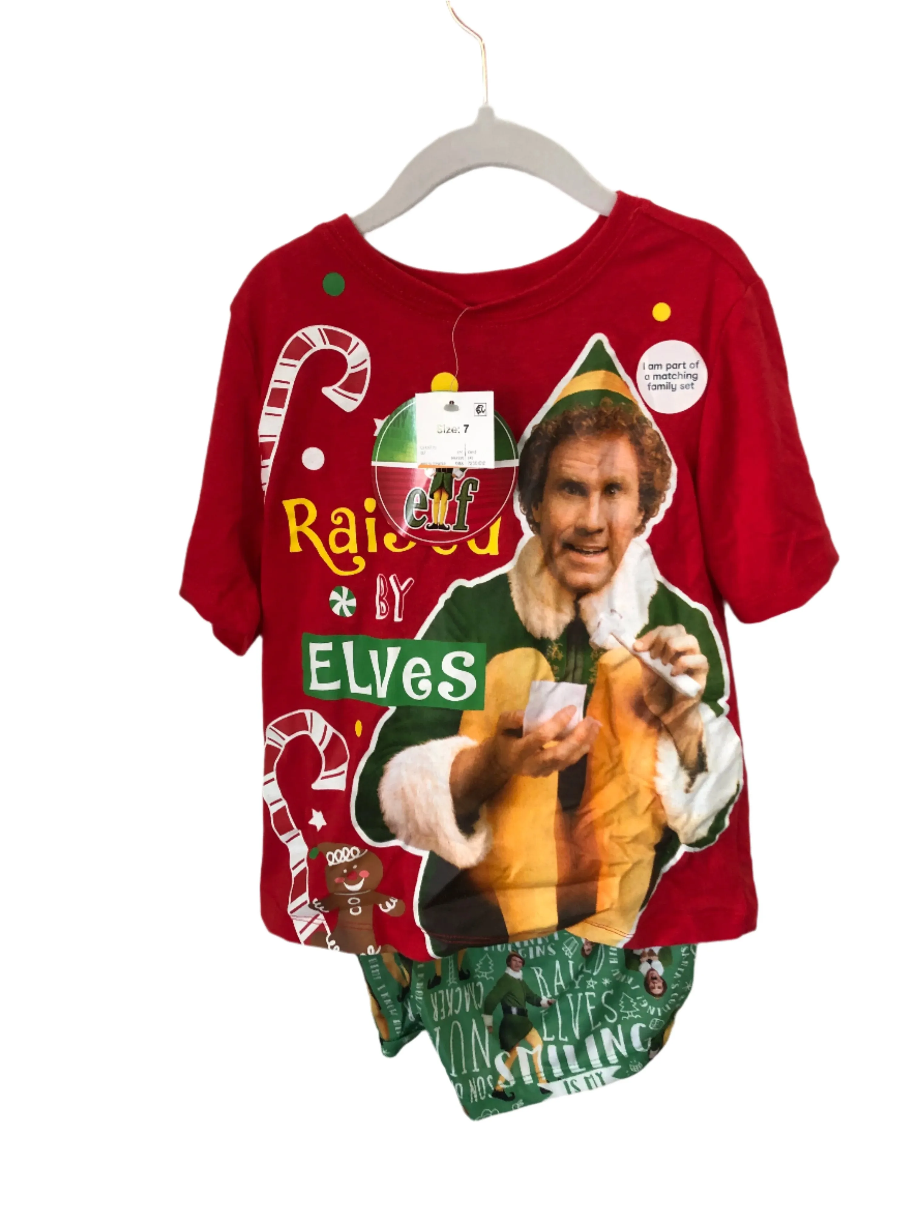 Raised by Elves Christmas Pajamas