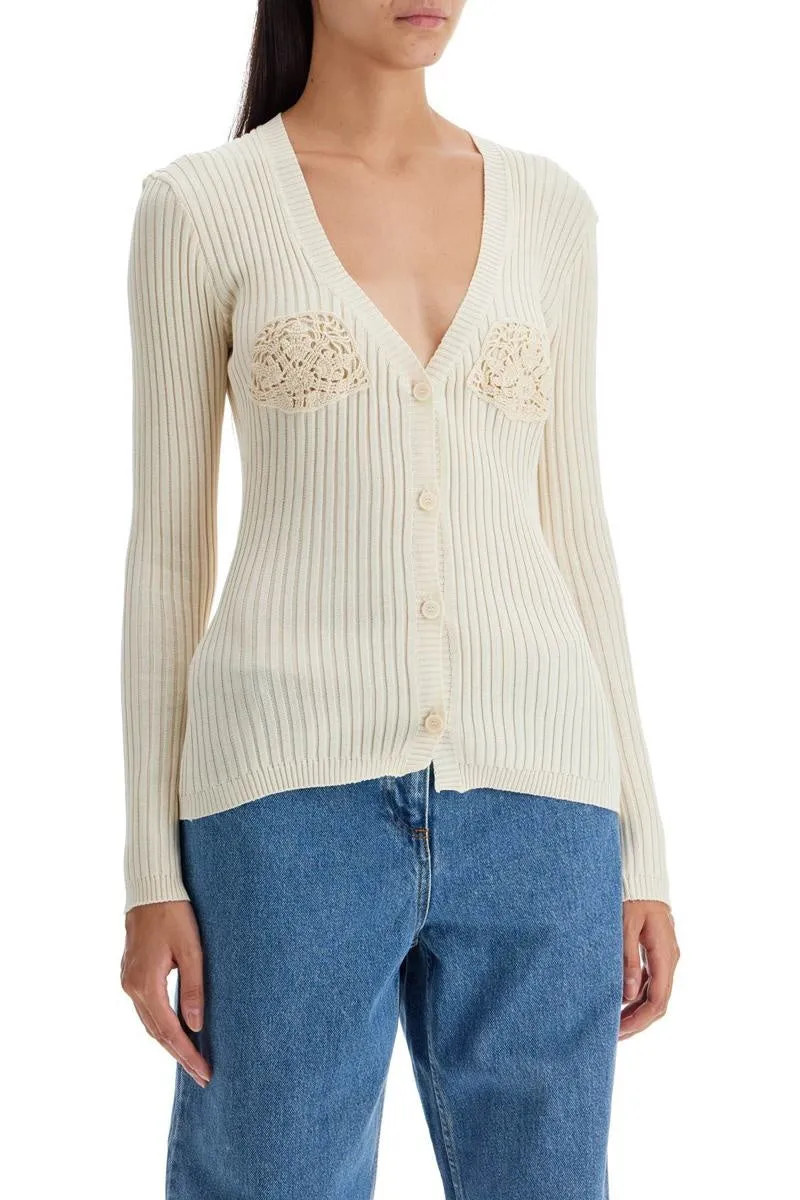 Ribbed Cotton Cardigan