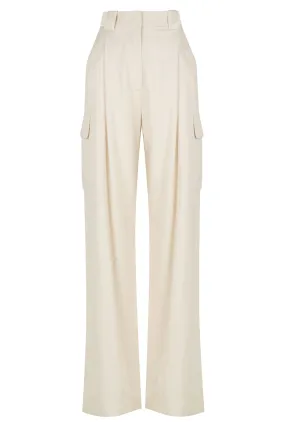 Sara Utility Relaxed Pant Crema