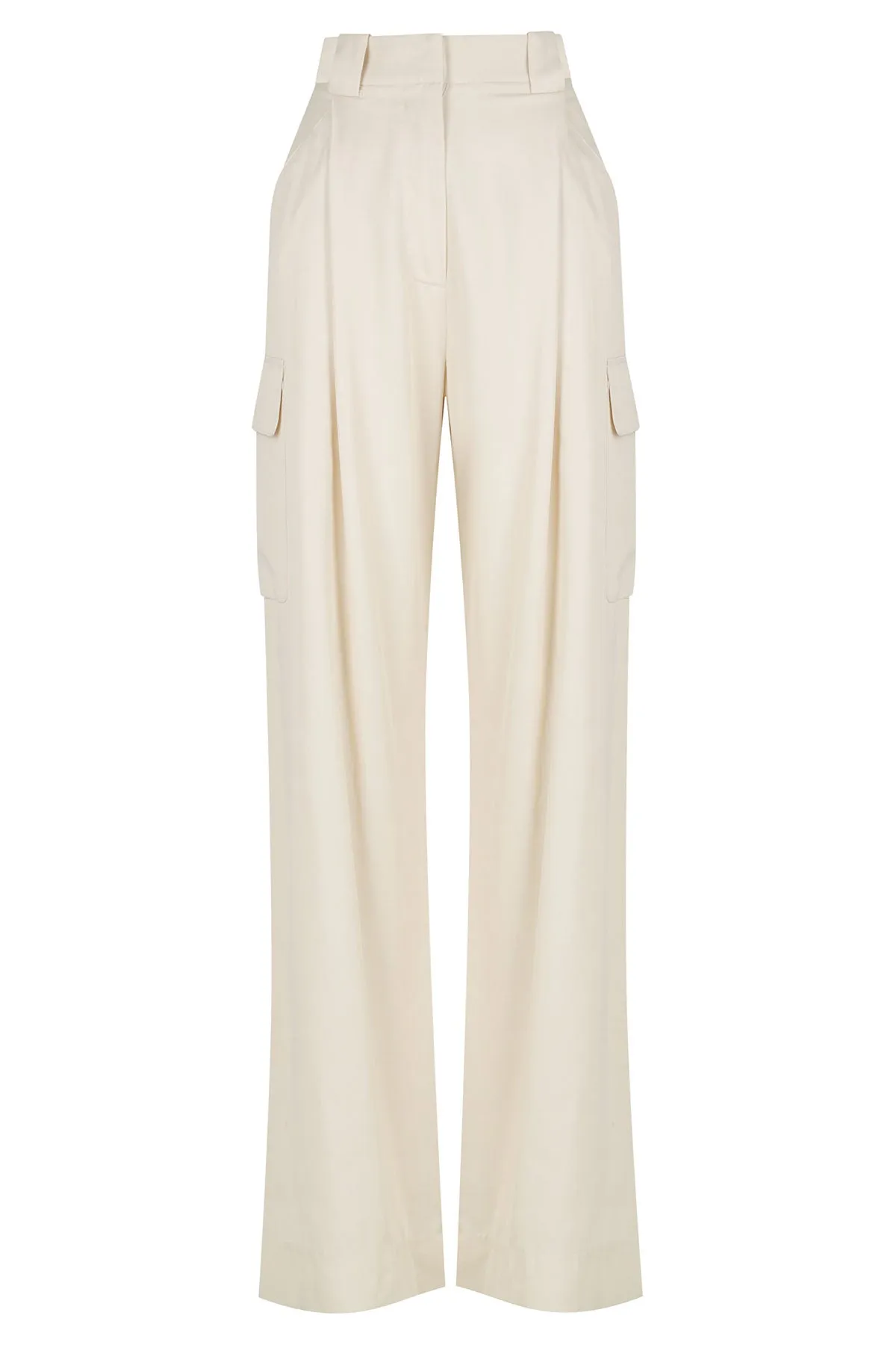 Sara Utility Relaxed Pant Crema