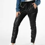 Sass Mabel PU Pant Black