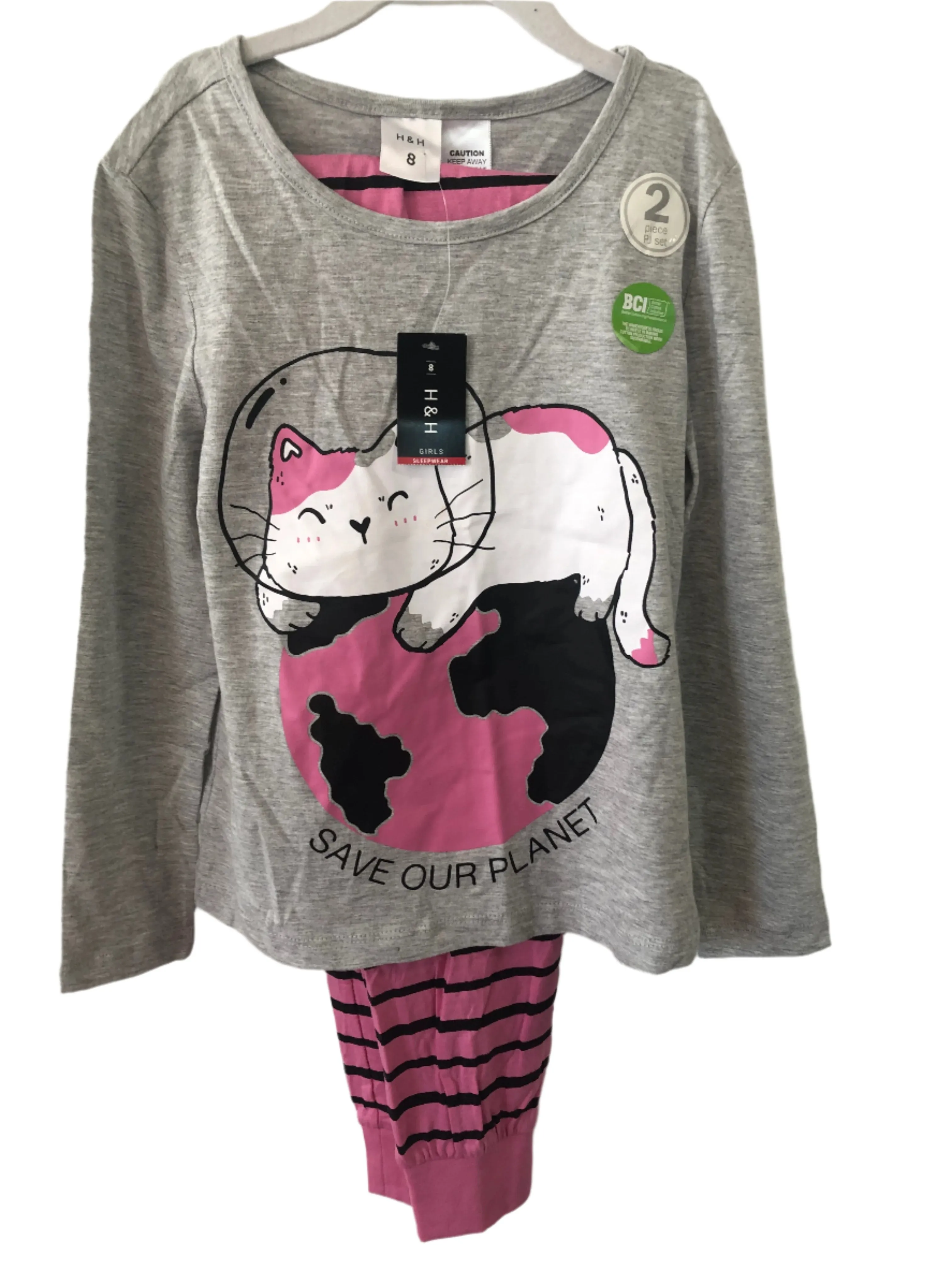 Save Our Planet Cat Pajamas