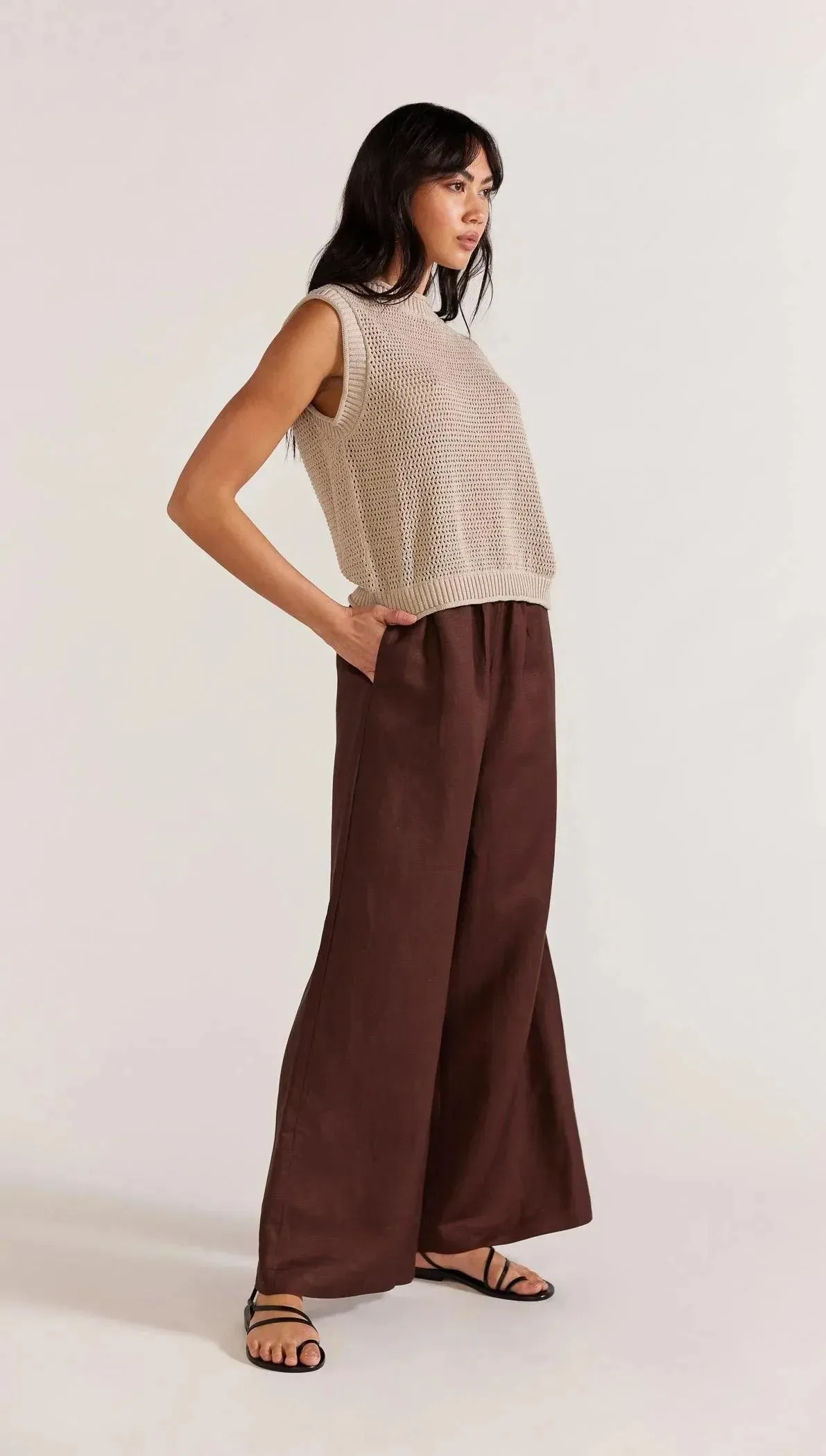 Staple the Label Haven Relaxed Pants in Espresso