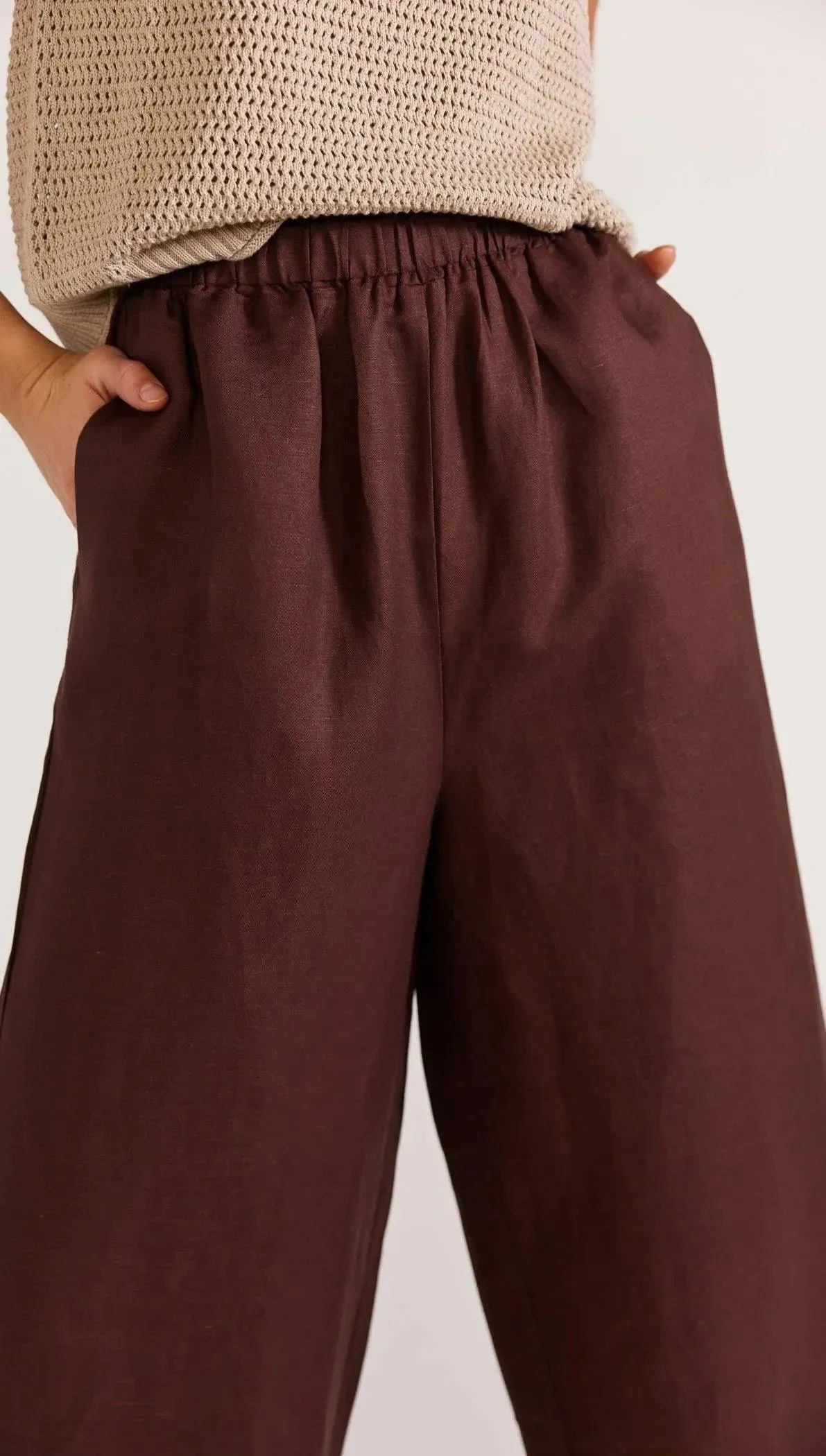 Staple the Label Haven Relaxed Pants in Espresso