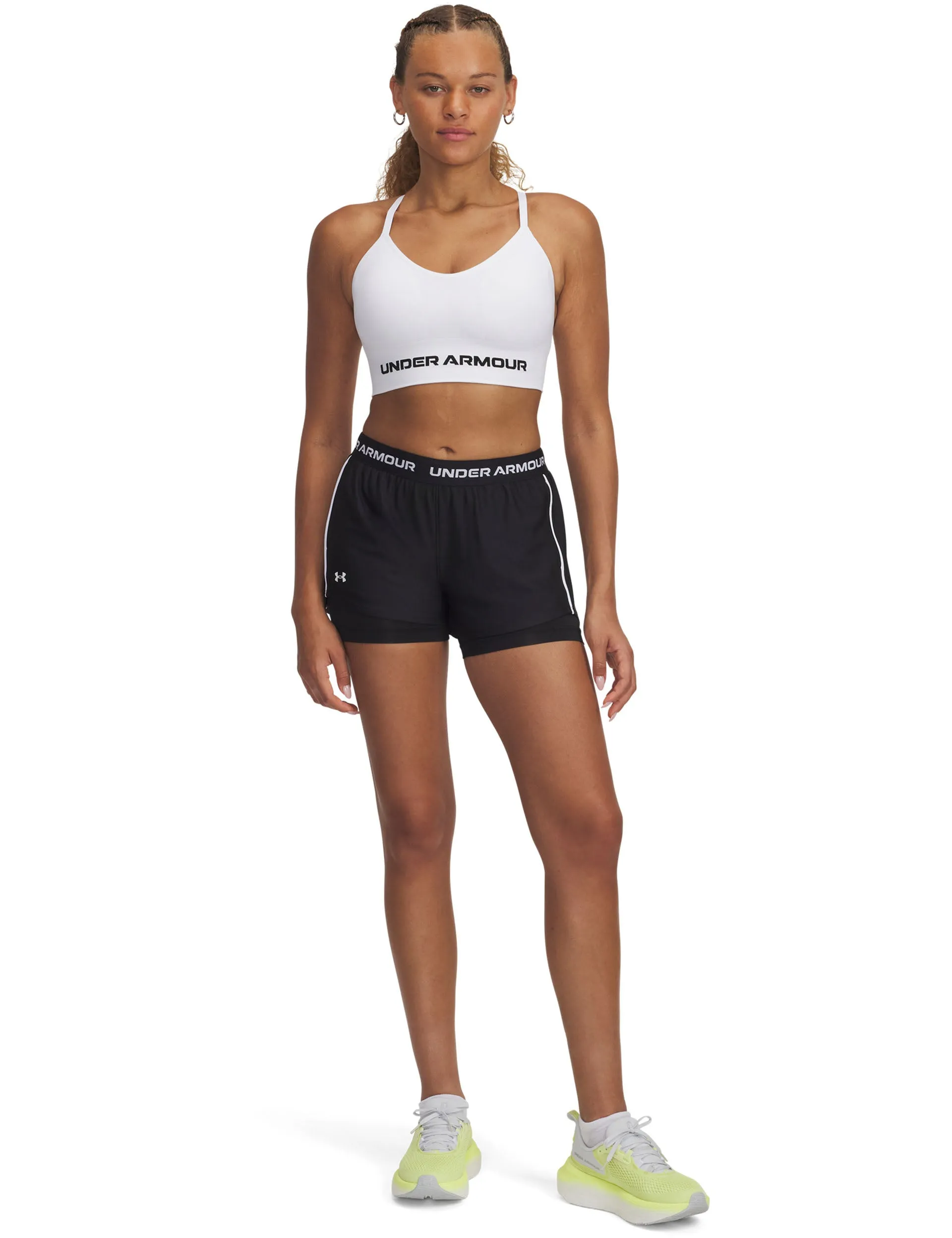 Tech Play Up 2-in-1 Shorts - Black/White