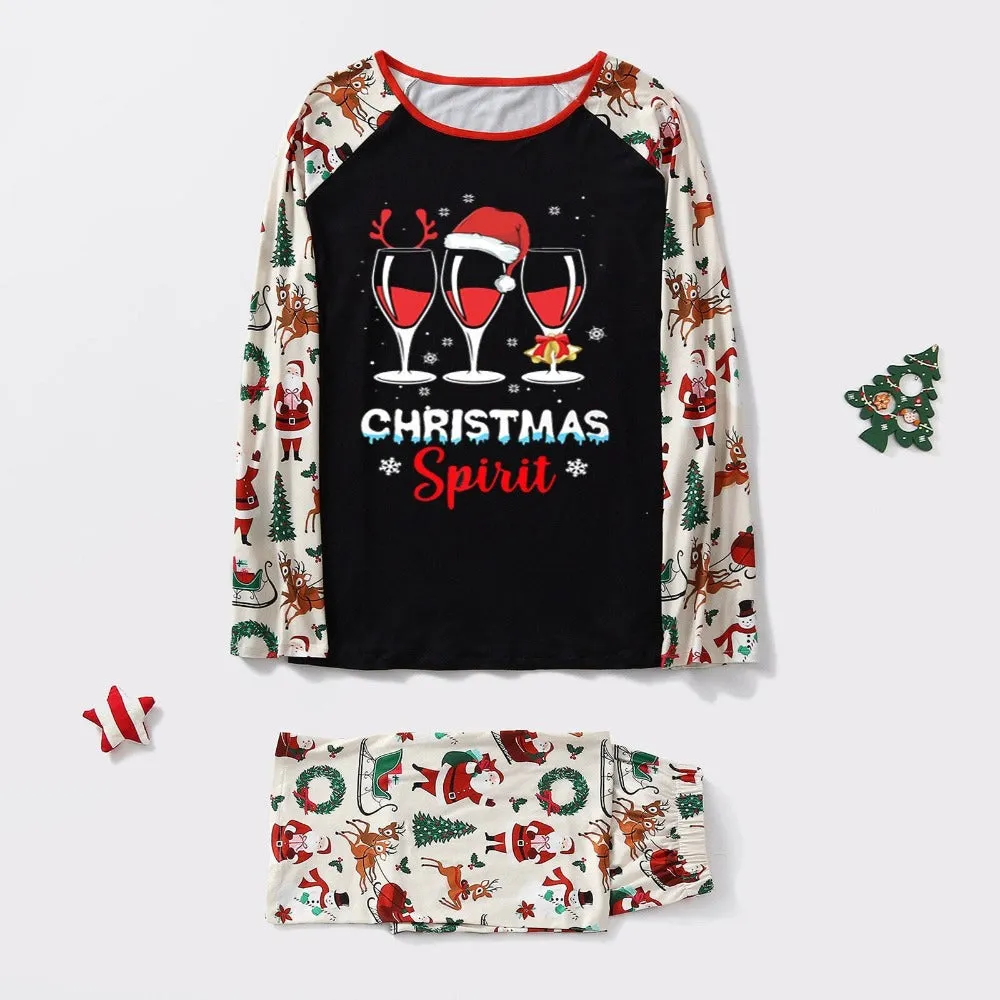 The Christmas Wine Family Pajama Set