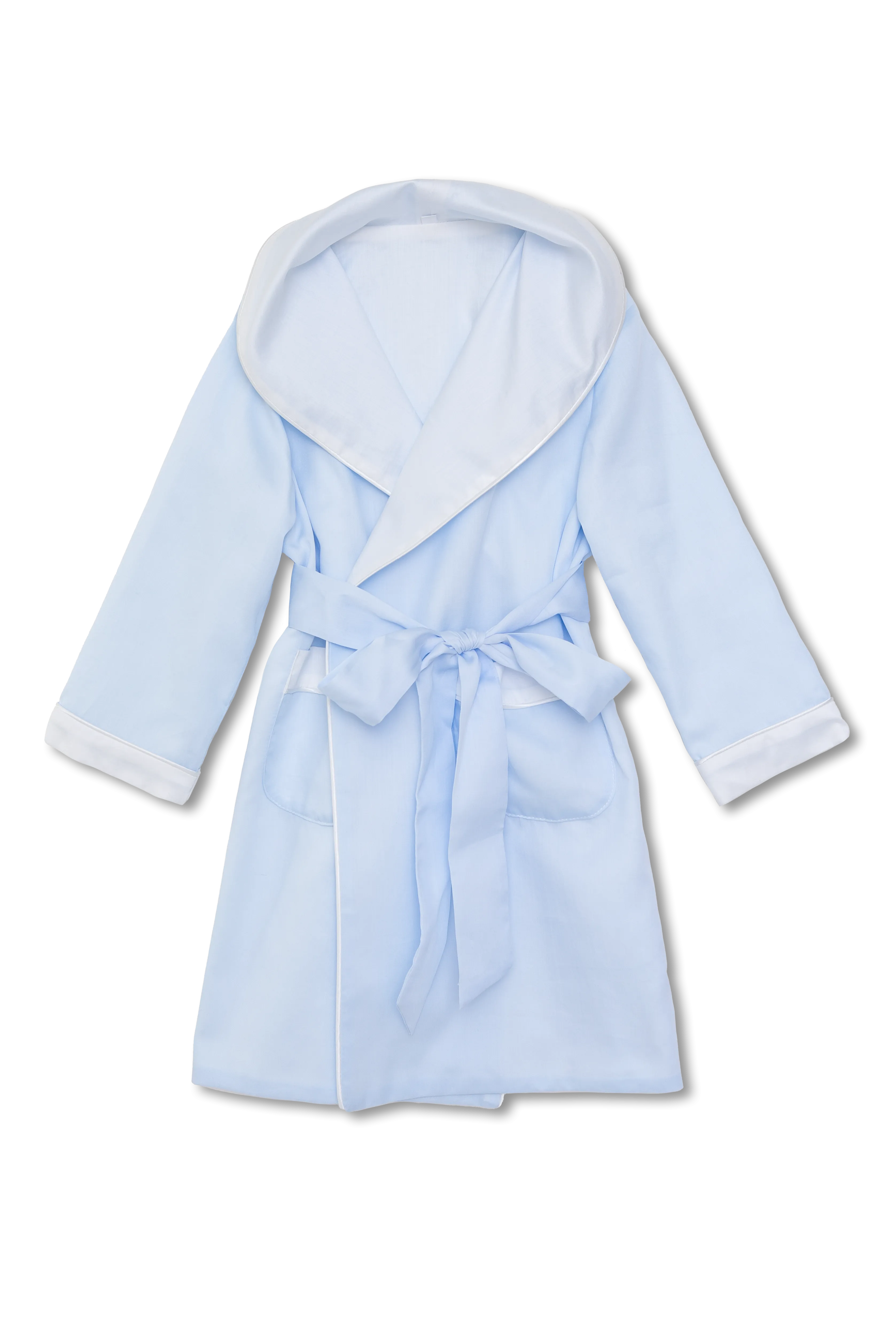 THEODORE - BOYS' LIGHT BLUE BATHROBE