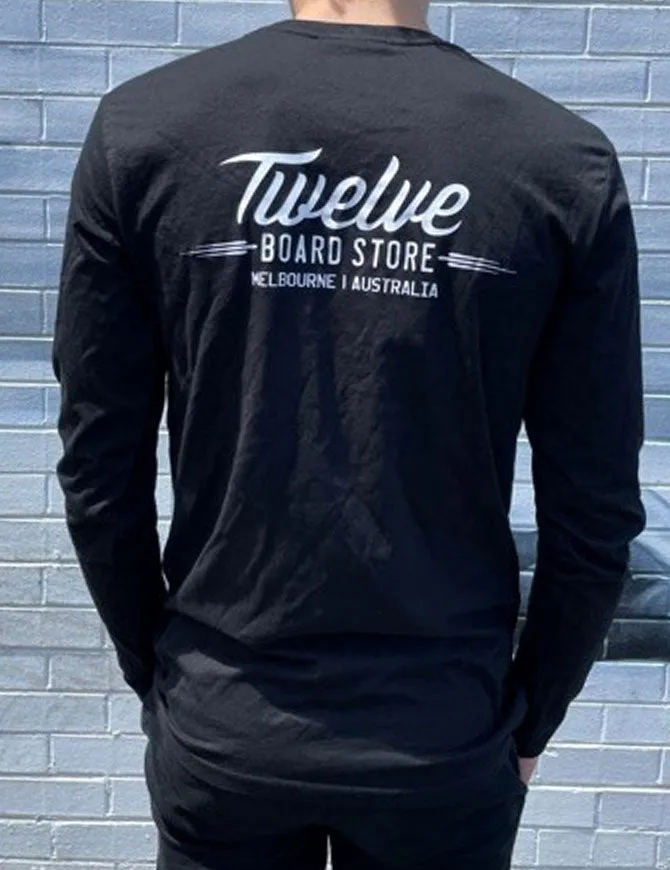 Twelve Melbs Long Sleeve Tee Black