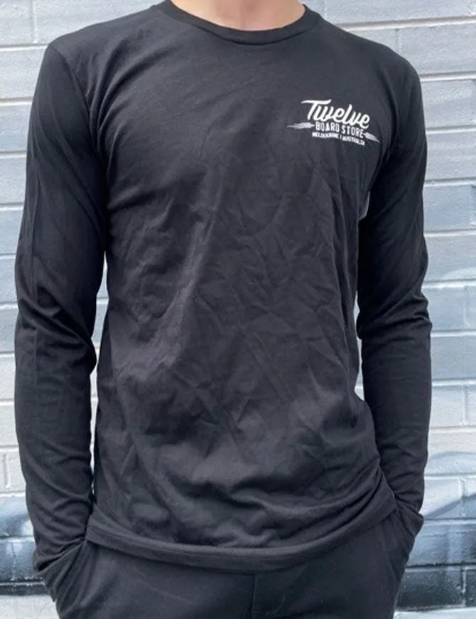 Twelve Melbs Long Sleeve Tee Black