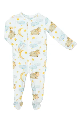 Unisex Counting Sheep Footie PJ