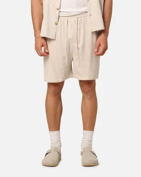 XXIII Ezrah Linen Shorts Oatmeal